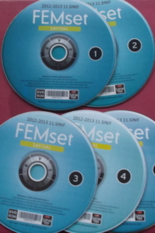 Eğitim DVD'si / 2012-2013 11. Sınıf Femset Sayısal (5 Adet)
