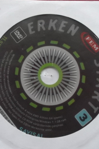 Eğitim DVD'si / FEM Erken Start Sayısal (3 Adet) Eğitim DVD'si / FEM Erken Start Sayısal (3 Adet)