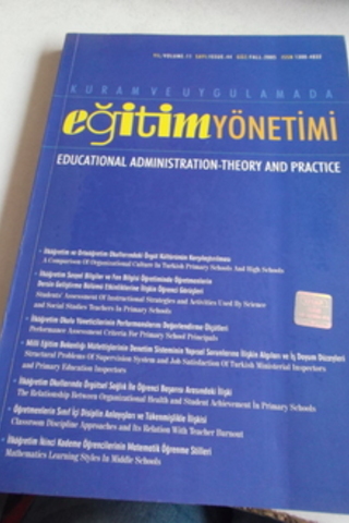 Eğitim Yönetimi 2005 / 44