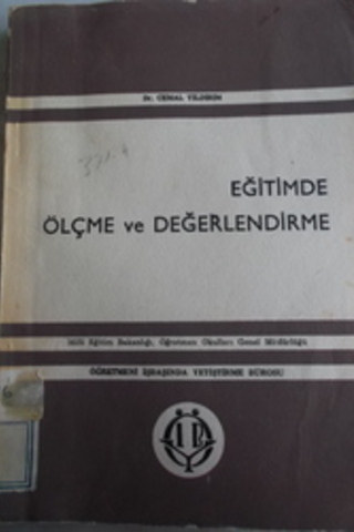 Eğitimde Ölçme ve Değerlendirme Cemal Yıldırım