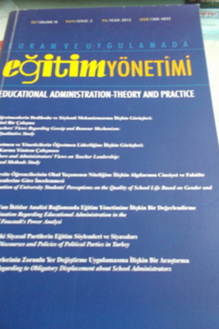 Eğtim Yönetimi 2012 / 18 -2