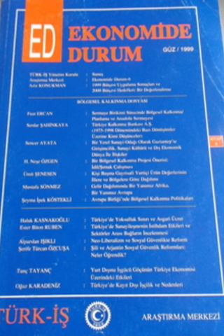 Ekonomide Durum 1999 / Güz
