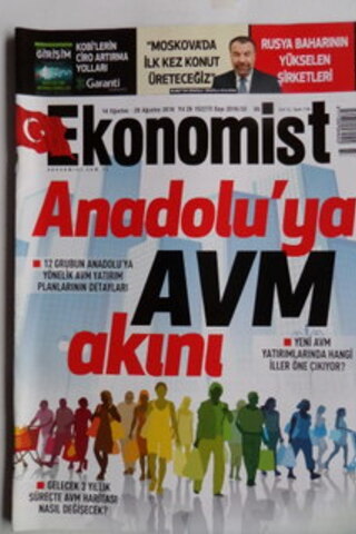 Ekonomist Dergisi 2016 / 33