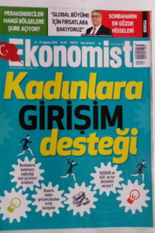 Ekonomist Dergisi 2016 / 34