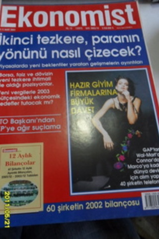 Ekonomist Dergisi 2003 / 10