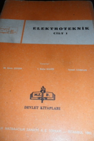 Elektroteknik Cilt 1 M. Emin Güven