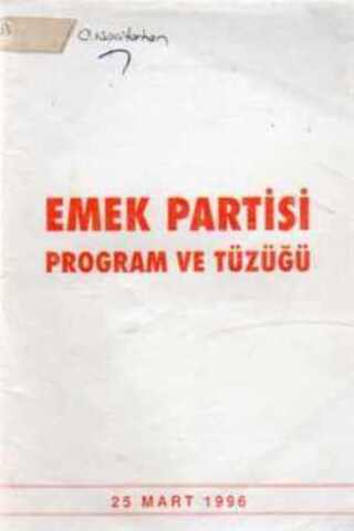 Emek Partisi Program ve Tüzüğü