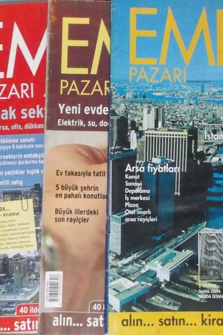 Emlak Pazarı Dergi Seti / 4 adet