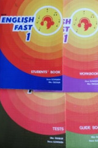 English Fast 1 Students' Book + Workbook + Tests + Guide Book Steve El