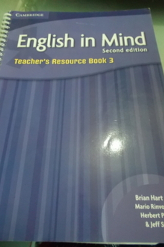 English İn Mind 3 Teacher's Resource Book 3 Brian Hart