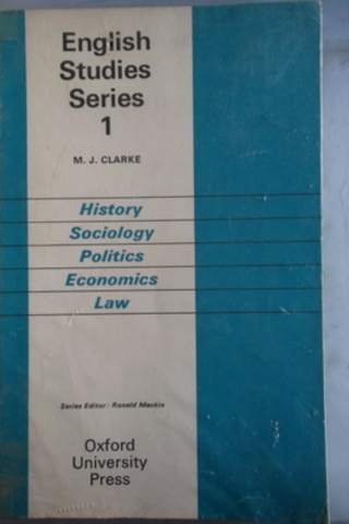 English Studies Series 1 M. J. Clarke