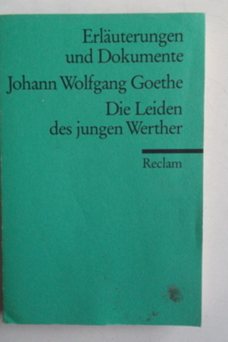 Erlauterungen Und Dokumente Goethe