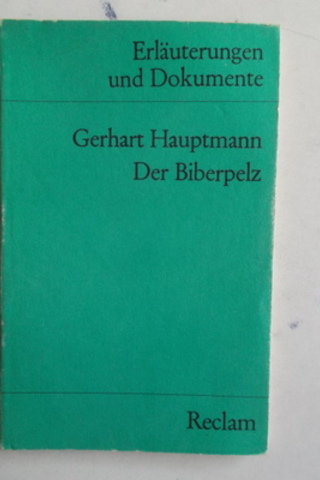 Erlauterungen und Dokumente Gerhart Hauptmann