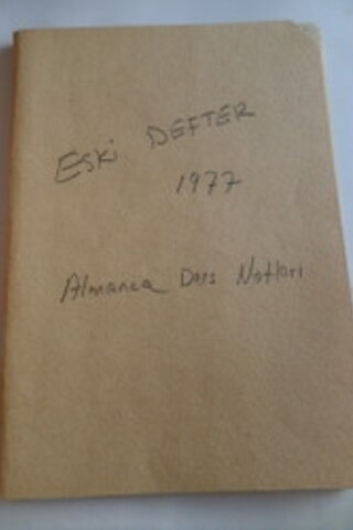 Eski Defter Almanca-tTürkçe Ders Notu