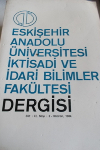 Eskişehir Anadolu Üiversitesi İktisadi ve İdari Bilimler Fakültesi Der