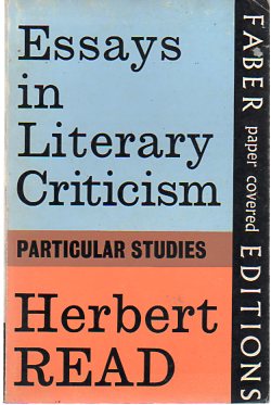 Essays In Literary Criticism Herbert Read