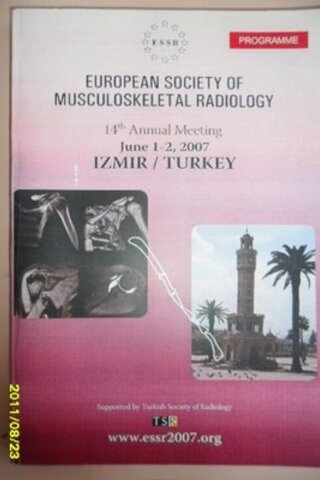European Society Of Musculoskeletal Radiology İzmir