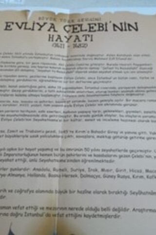 Evliya Çelebi'nin Dünya Turu Evliya Çelebi'nin Dünya Turu