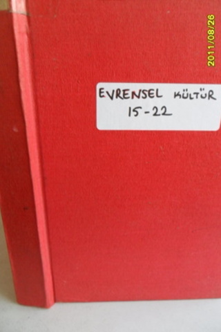 Evrensel Kültür Dergisi 15-22