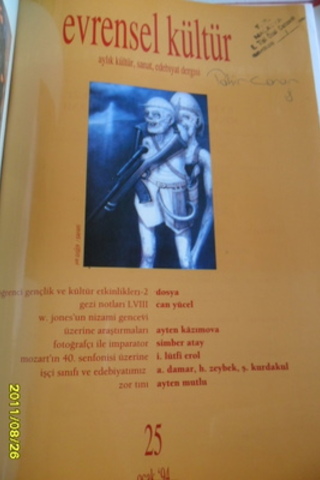 Evrensel Kültür Dergisi 20-25 Evrensel Kültür Dergisi 20-25