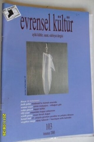 Evrensel Kültür Dergisi 2000 / 103