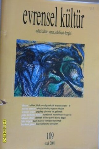 Evrensel Kültür Dergisi 2001 / 109