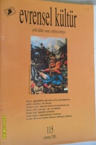 Evrensel Kültür Dergisi 2001 / 115