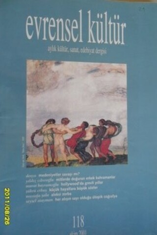 Evrensel Kültür Dergisi 2001 / 118