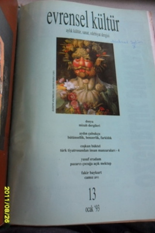 Evrensel Kültür Dergisi 6-13 Evrensel Kültür Dergisi 6-13