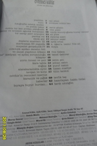 Evrensel Kültür Dergisi 61-72