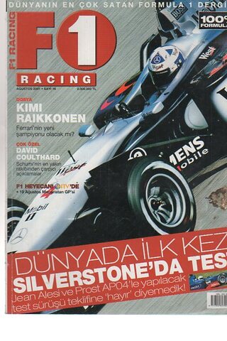 F1 Racing dergisi 2001 / 16