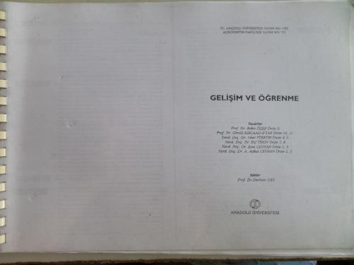 Gelişim ve Öğrenme Ders Notu*