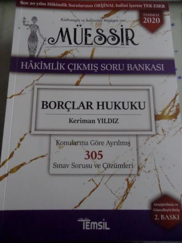 Müessir Hakimlik Çıkmış Soru Bankası Borçlar Hukuku