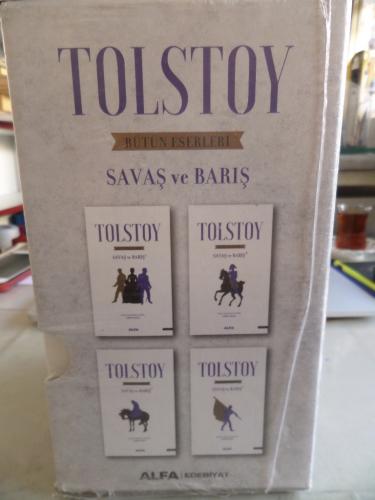 Savaş ve Barış / 4 Cilt Takım Lev Nikolayeviç Tolstoy