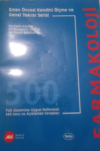 Farmakoloji / sınav öncesi kendini ölçme ve genel tekrar serisi