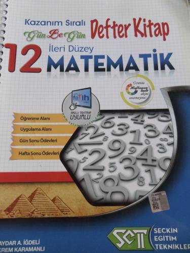 12. Sınıf Matematik Kazanım Sıralı Gün Be Gün Defter Kitap Haydar A. İ