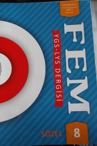 Fem YGS-LYS Dergisi Sözel Sayı 8