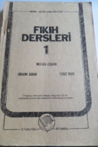 Fıkıh Dersleri 1 Mustafa Coşkun