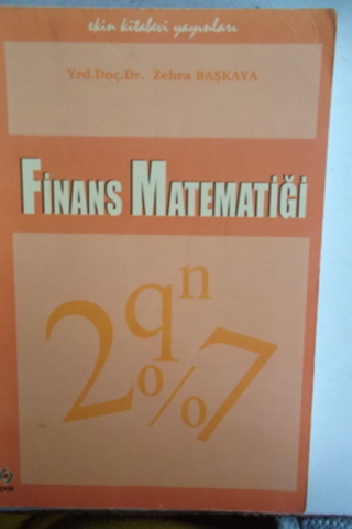 Finans Matematiği Zehra Başkaya