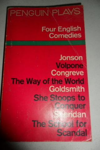 Four English Comedies Ben Jonson