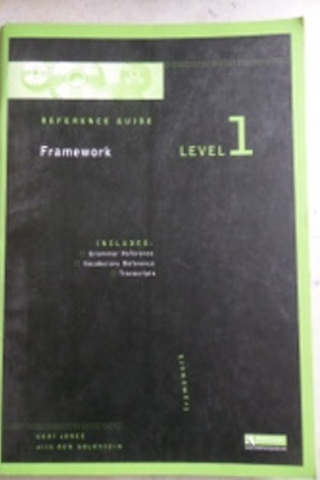 Framework Level 1 Ceri Jones