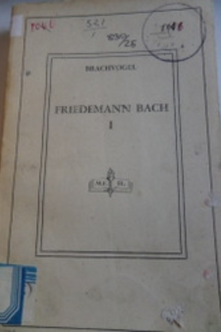 Friedemann Bach I Brachvogel