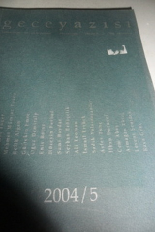 Gece Yazısı 2004 / 5