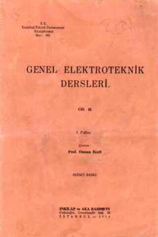 Genel Elektroteknik Dersleri Cilt II J. Fallou