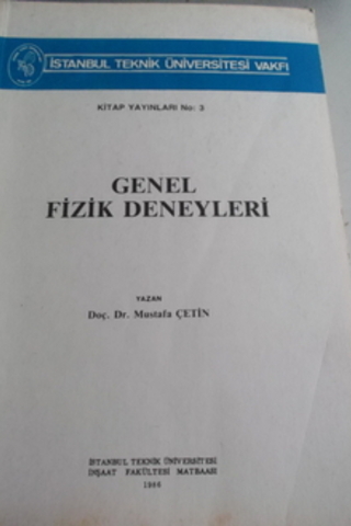 Genel Fizik Deneyleri Mustafa Çetin