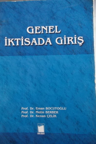 Genel İktisada Giriş Ersan Bocutoğlu