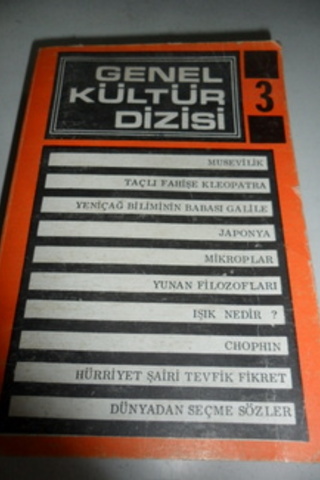 Genel Kültür Dizisi 3