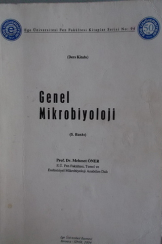 Genel Mikrobiyoloji Mehmet Öner