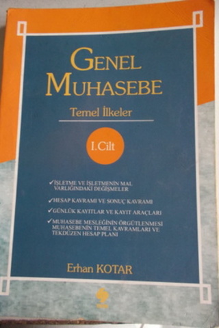 Genel Muhasebe Temel İlkeler 1.Cilt Erhan Kotar