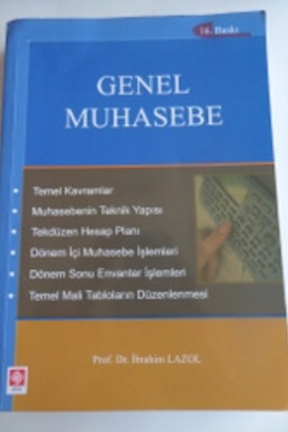 Genel Muhasebe Prof. Dr. İbrahim Lazol